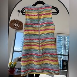 Alice + Olivia Multicolor Embroidered Dress